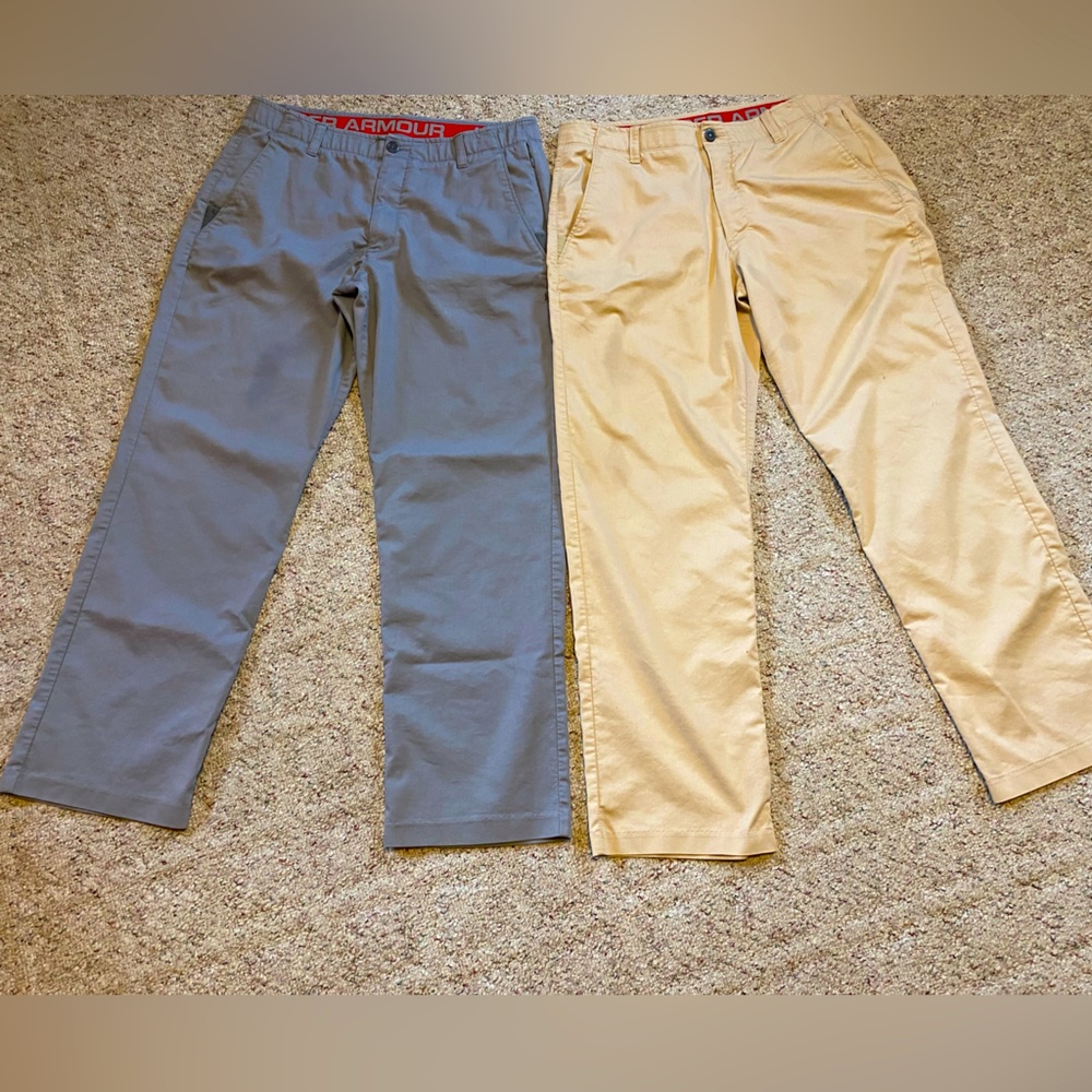 Under Armour casual pants, 2 pair, 36x32